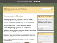 Tablet Screenshot of mdunemploymentwebcert.com